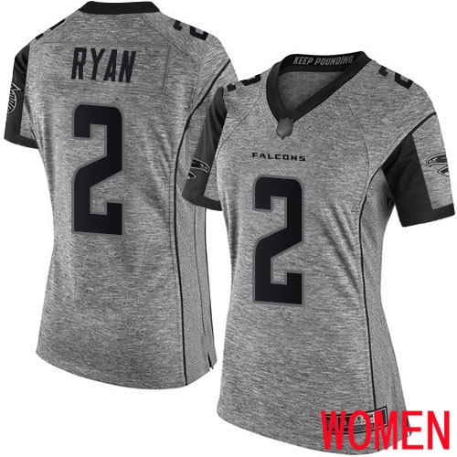 Atlanta Falcons Limited Gray Women Matt Ryan Jersey NFL Football 2 Gridiron